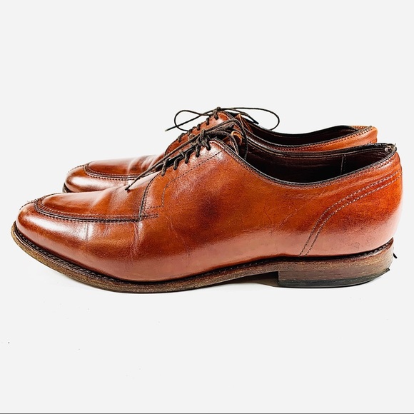Allen Edmonds Delray Dress Shoe Leather Brown 11 - Picture 2 of 8